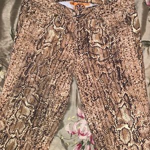 Tory Burch Snakeskin print skinny Jeans